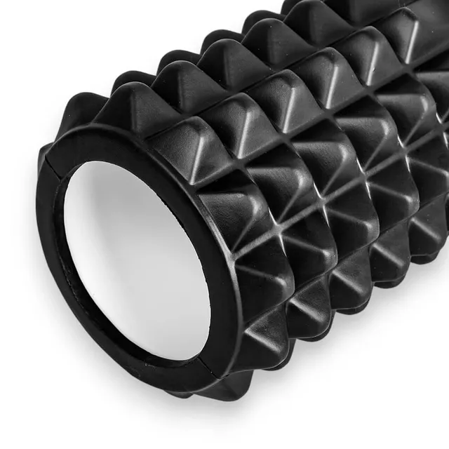 Wałek / roller do masażu i jogi inSPORTline Pressori ∙ gładki lub wypustkowy ∙ 33 × 14 cm ∙ udźwig 150 kg