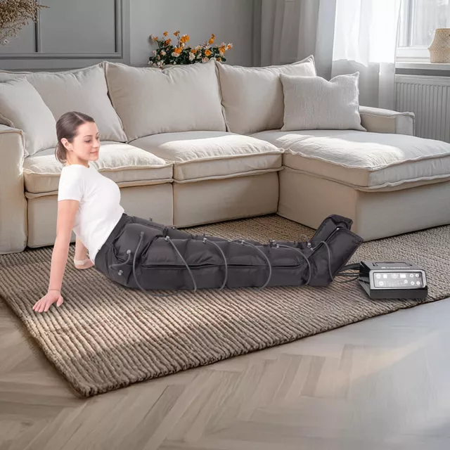 Urządzenie do masażu uciskowego inSPORTline Compisimo ∙ nogawki 142 cm ∙ 6 trybów ∙ autofunkcja i regulacja