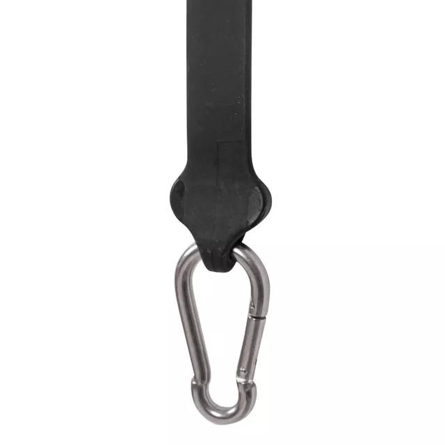 Podkładka balansująca / trener równowagi inSPORTline Dome Edge ∙ Ø 60 cm ∙ taśmy 100 cm / 4,6 kg ∙ do 150 kg - mus czarno-mokka