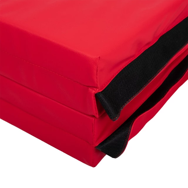 Składany materac gimnastyczny mata inSPORTline Kvadfold 200x120x5 cm - Brązowy