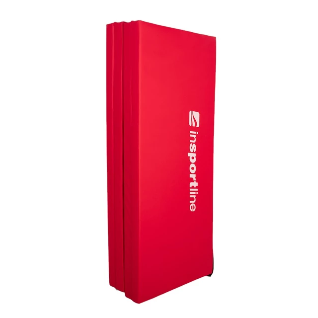 Składany materac gimnastyczny mata inSPORTline Kvadfold 200x120x5 cm - Brązowy