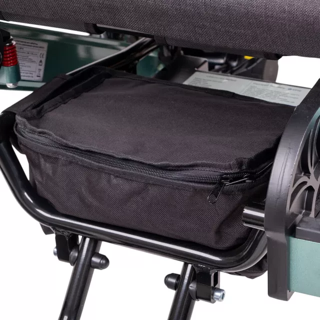 Elektryczny wózek inwalidzki inSPORTline Hawkie Evo II ∙ 700 W ∙ regulowane oparcie ∙ 130 kg - Srebrny