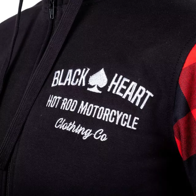 Damska bluza motocyklowa W-TEC Black Heart Ramforge Lady ∙ kieszenie na ochraniacze ∙ podszewka mesh ∙ regulowany kaptur ∙ elastyczne ściągacze