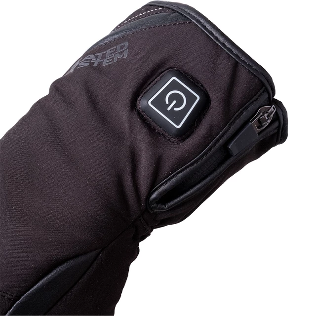 Ogrzewane rękawice motocyklowe i narciarskie W-TEC HEATnoir ∙ wodoodporne ∙ 3 tryby ogrzewania ∙ bateria do 4h ∙ touchscreen