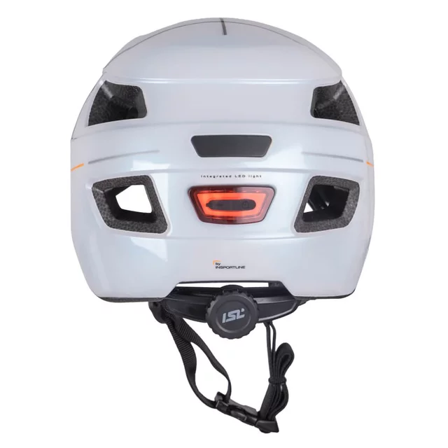 Dziecięcy kask rowerowy ISL Lumiro ∙ wyjmowana lampka LED USB-C ∙ 9 otworów wentylacyjnych ∙ regulacja pokrętłem ∙ In-Mold