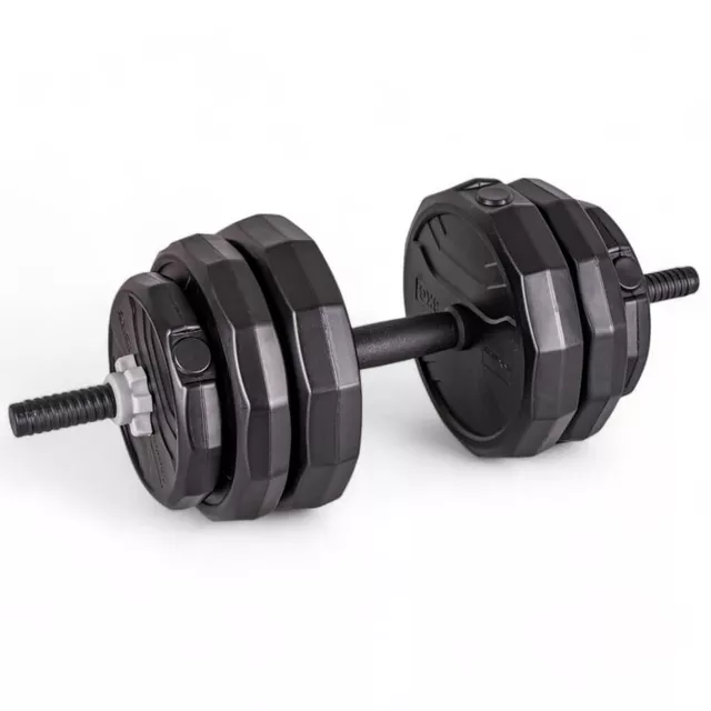 Zestaw hantli inSPORTline ON-X 6w1 ∙ 40 kg ∙ regulowane ∙ 16 elementów ∙ antypoślizgowe uchwyty ∙ powlekane obciążenia ∙ 6 konfiguracji