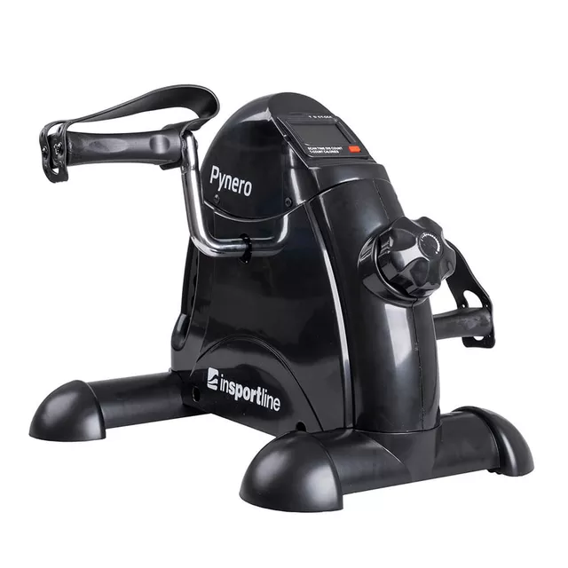 Mini rower / rotor inSPORTline Pynero ∙ trening kończyn górnych i dolnych ∙ płynna regulacja obciążenia ∙ antypoślizgowe nóżki - Czarny