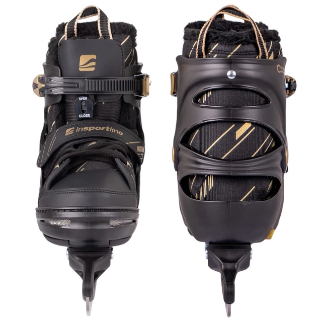 Łyżwy regulowane z futerkiem inSPORTline Golnes ∙ unisex ∙ ocieplane ∙ ComfortFit ∙ Thermo Fit ∙ AdjusTouch