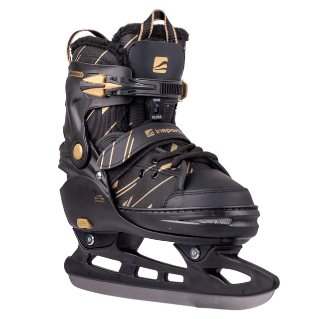 Łyżwy regulowane z futerkiem inSPORTline Golnes ∙ unisex ∙ ocieplane ∙ ComfortFit ∙ Thermo Fit ∙ AdjusTouch