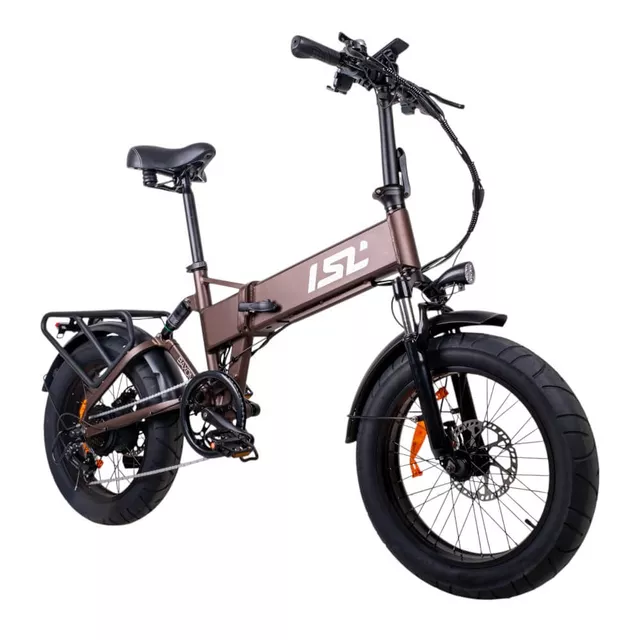 Składany rower elektryczny typu fat bike inSPORTline ISL Baxom 840Wh 20" - Czarny