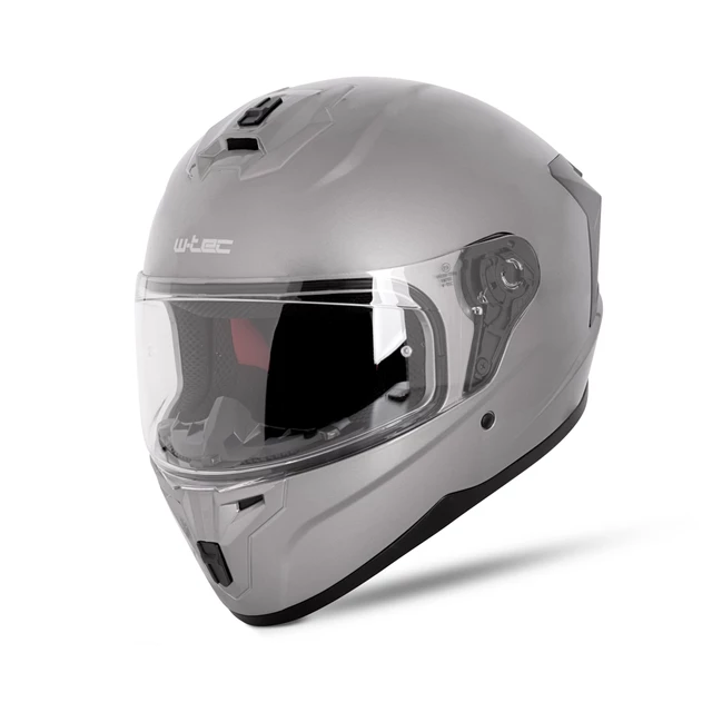 Kask motocyklowy turystyczny pełny W-TEC Buenaventa - fluorescencyjny żółty połysk - szary połysk