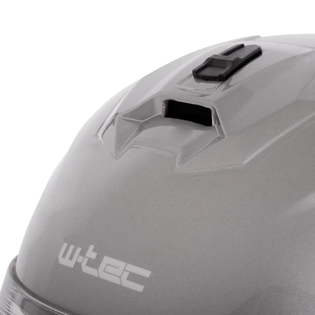 Kask motocyklowy turystyczny pełny W-TEC Buenaventa - fluorescencyjny żółty połysk