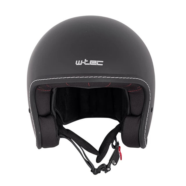 Kask motocyklowy otwarty W-TEC Badachos - Czarny błyszczący