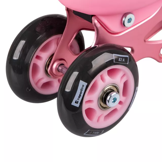 Regulowane rolki / wrotki / łyżwy 4w1 inSPORTline Fourtuna ∙ ABEC-7 ∙ unisex ∙ MicroLock ∙ AdjusTouch ∙ Safety Ankle