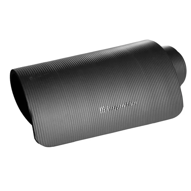 Mata do ćwiczeń fitness inSPORTline Fity X 183×61×1,5 cm ∙ pianka memory ∙ antypoślizgowa ∙ paski transportowe ∙ amortyzacja - Czarny - Czarny