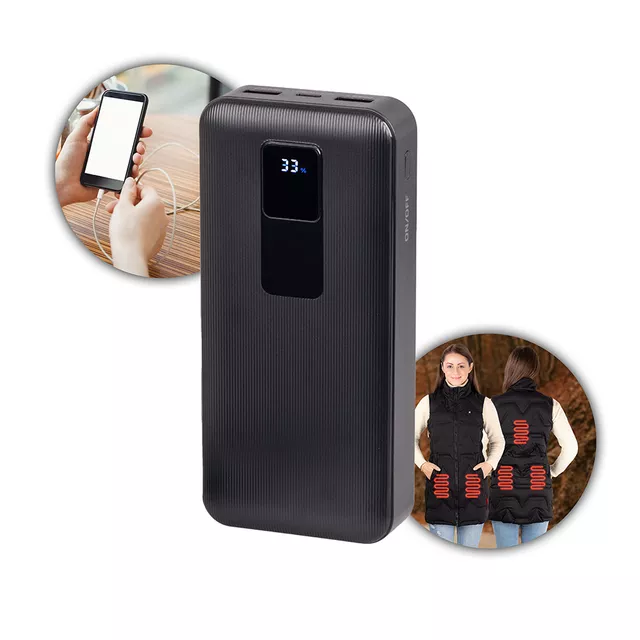 Powerbank inSPORTline PowerTwenty 20000 mAh ∙ szybkie ładowanie PD/QC 22,5 W ∙ 3 porty USB ∙ wyświetlacz LED