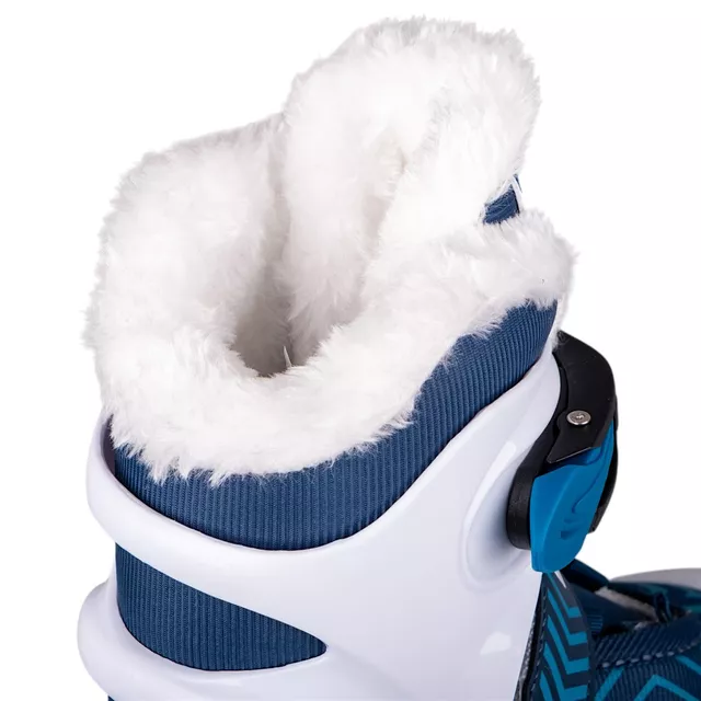 Łyżwy dziecięce z ciepłym futerkiem inSPORTline Izaky Pro ∙ komfort termiczny ∙ MicroLock ∙ AdjusTouch ∙ Safety Ankle
