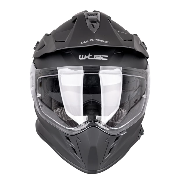 Kask motocyklowy 3w1 matowy W-TEC Valso - Czarny