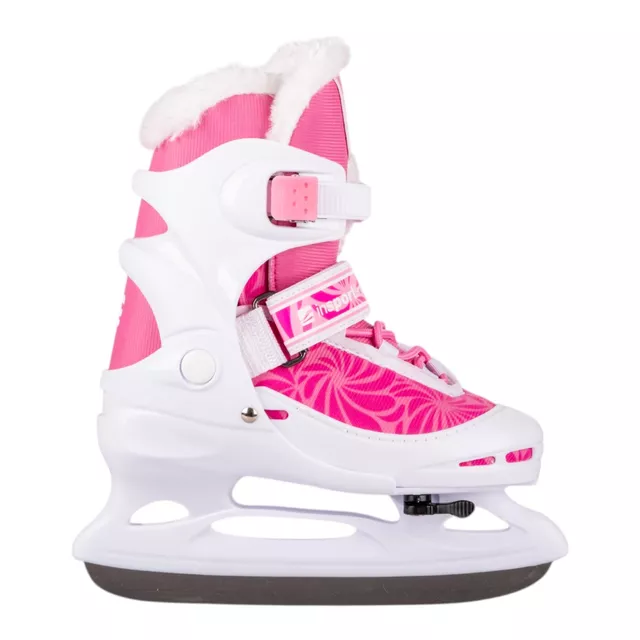 Łyżwy dziecięce z ciepłym futerkiem inSPORTline Izabely Pro ∙ komfort termiczny ∙ MicroLock ∙ AdjusTouch ∙ Safety Ankle