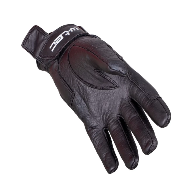 Letnie skórzane rękawice motocyklowe W-TEC Black Heart Darios - Czarny
