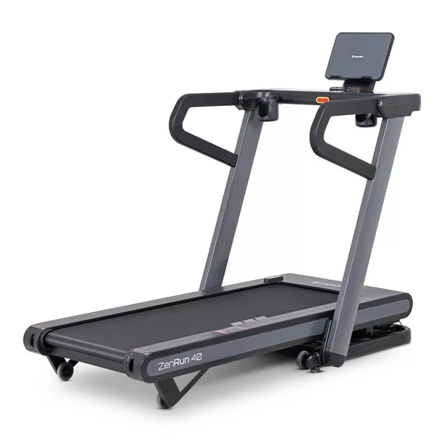 Bieżnia składana domowa inSPORTline ZenRun 40 ∙ silnik bezszczotkowy ∙ 21 poziomów nachylenia ∙ HRC ∙ 150 kg ∙ cicha praca ∙ Bluetooth