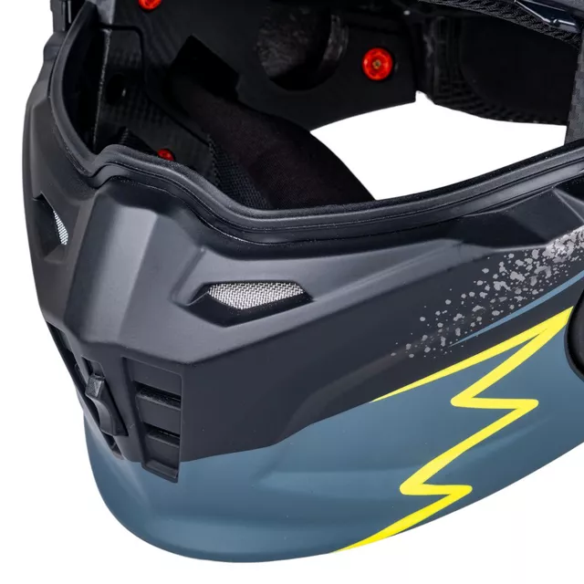 Kask motocyklowy modułowy W-TEC Badalone Graphic ∙ zapięcie mikrometryczne ∙ miejsce na interkom ∙ zdejmowana szczęka