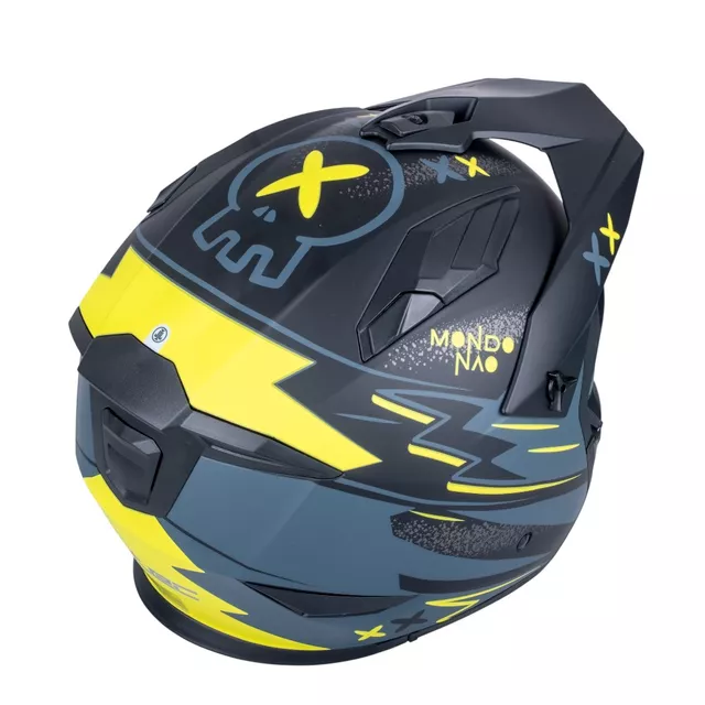 Kask motocyklowy modułowy W-TEC Badalone Graphic ∙ zapięcie mikrometryczne ∙ miejsce na interkom ∙ zdejmowana szczęka