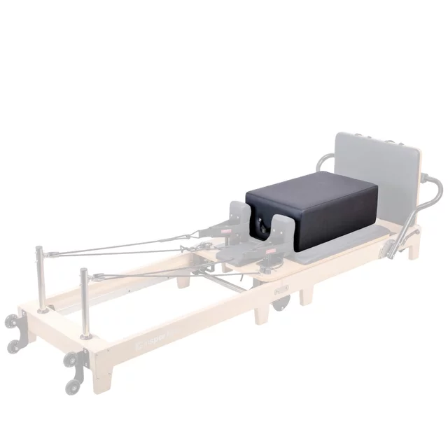 Zapasowy box do pilatesu do reformera inSPORTline Comfolder i Comfolder EVO ∙ drewniana konstrukcja ∙ uchwyty transportowe - Antracyt