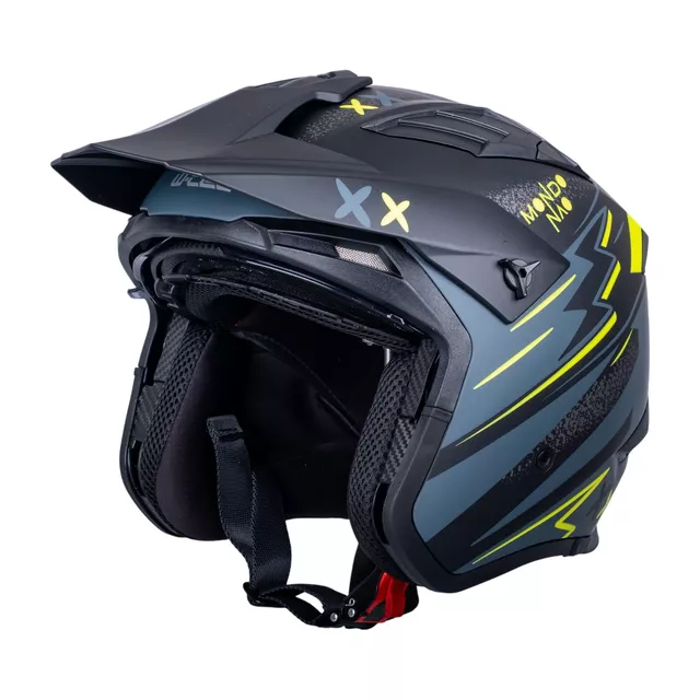 Kask motocyklowy modułowy W-TEC Badalone Graphic ∙ zapięcie mikrometryczne ∙ miejsce na interkom ∙ zdejmowana szczęka