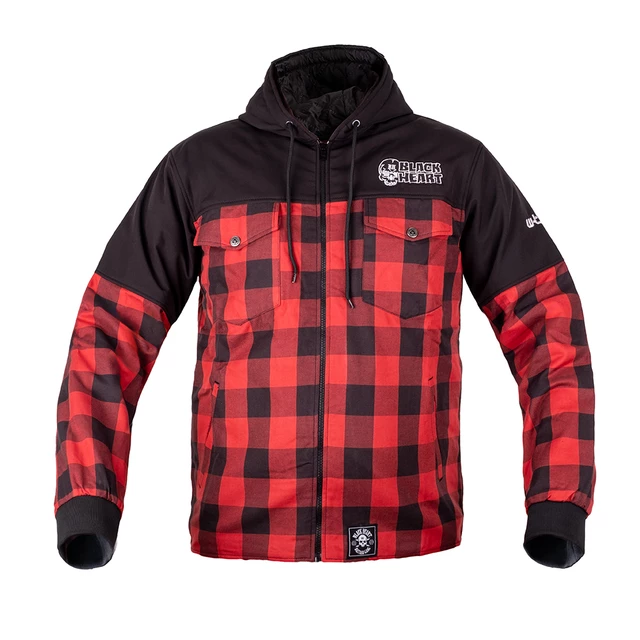 Kurtka softshellowa W-TEC Black Heart Rozzer - Czerwono-czarny - Czerwono-czarny