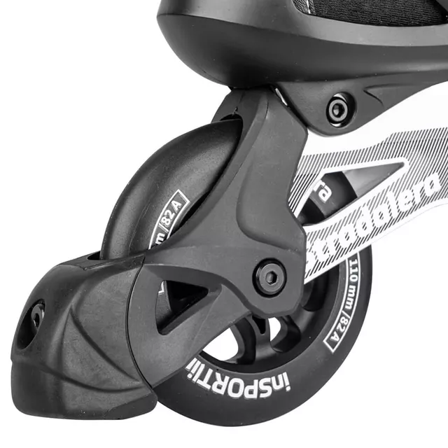 Łyżworolki 3-kołowe inSPORTline Stradalera ∙ koła 110 mm/82A ∙ precyzyjne łożyska ABEC 7 ∙ aluminiowa rama ∙ max. 100 kg