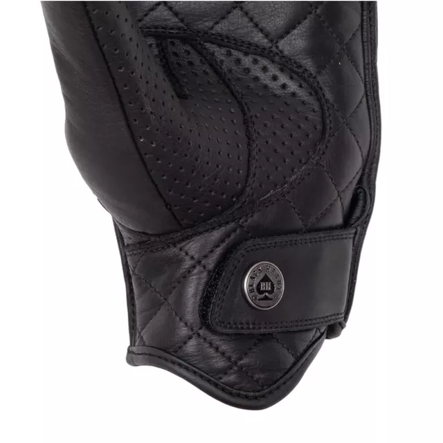 Skórzane rękawice motocyklowe W-TEC Black Heart Rookah - Czarny