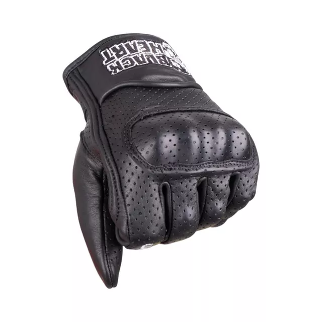Skórzane rękawice motocyklowe W-TEC Black Heart Rookah - Czarny