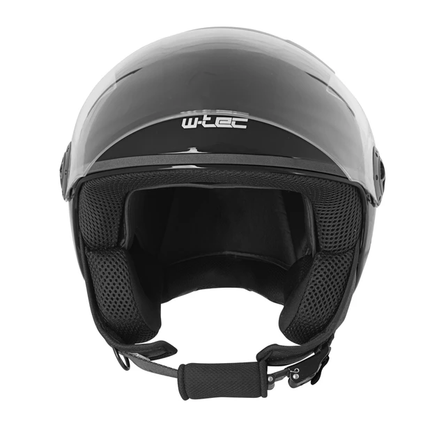 Otwarty kask motocyklowy W-TEC Bareiro - Biały błyszczący