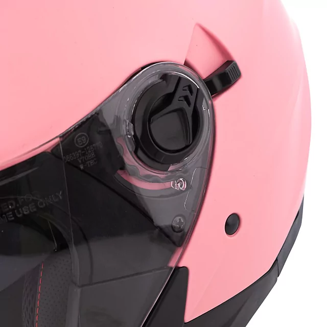 Kask motocyklowy otwarty W-TEC Barcela Carmesi ∙ blenda przeciwsłoneczna ∙ regulowana wentylacja ∙ homologacja - Czerwony