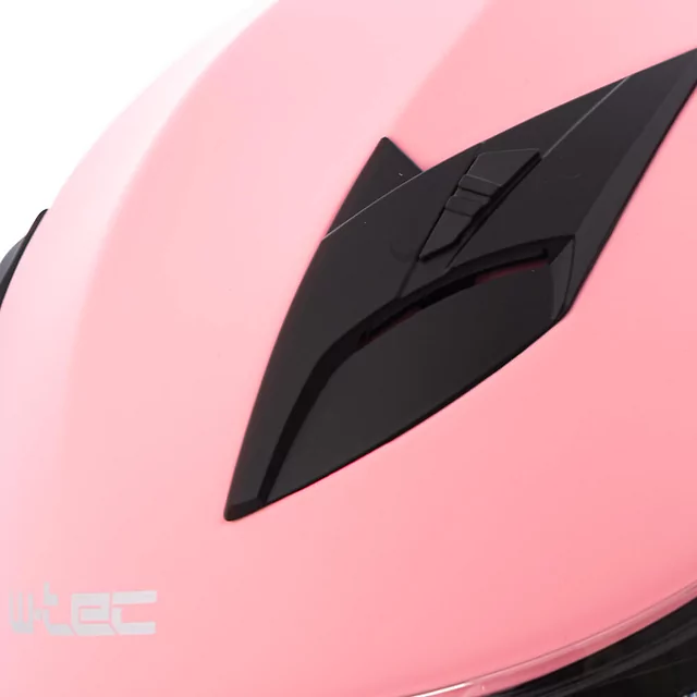 Kask motocyklowy otwarty W-TEC Barcela Carmesi ∙ blenda przeciwsłoneczna ∙ regulowana wentylacja ∙ homologacja - Czerwony