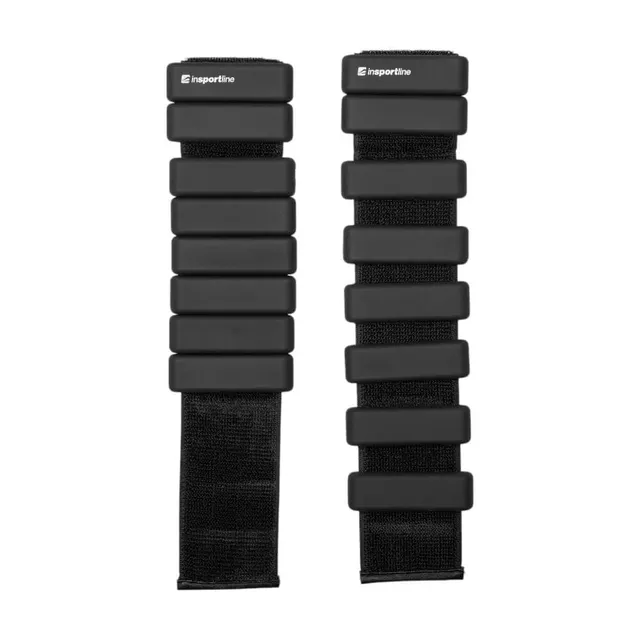 Obciążniki fitness na kostki i nadgarstki inSPORTline Brace 2x1,5 kg ∙ silikonowe ∙ regulowane obciążenie ∙ z rzepem
