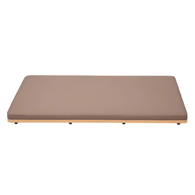 Platforma wypełniająca do reformera Pilates inSPORTline Comfolder EVO ∙ nośność 120 kg ∙ drewno dębowe ∙ skóra PU - Antracyt