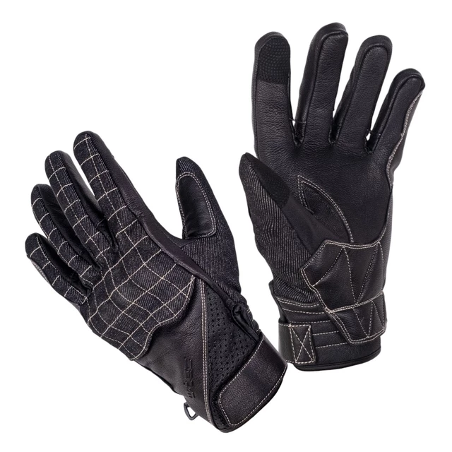 Letnie rękawice motocyklowe W-TEC Honver - Czarny