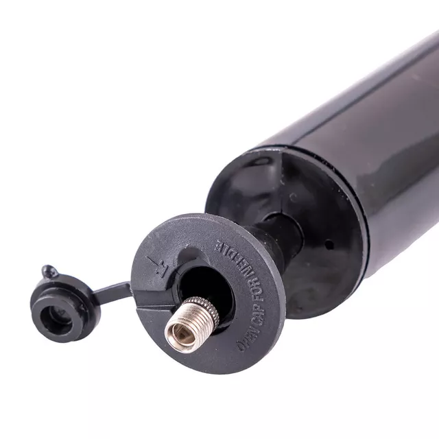 Pompka ręczna inSPORTline Blakpump ∙ do nadmuchiwania piłek ∙ ultra lekka 33 g ∙ ergonomiczna ∙ z igłą w uchwycie ∙ odporna na uszkodzenia