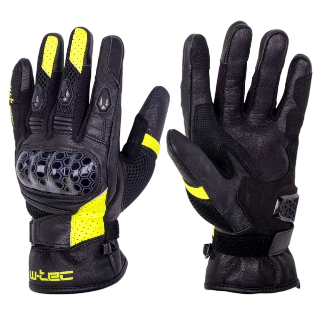 Skórzane rękawice motocyklowe W-TEC Kudavo