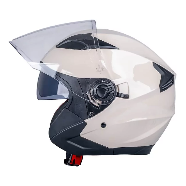 Kask motocyklowy otwarty W-TEC Barcela Bufalo ∙ blenda przeciwsłoneczna ∙ regulowana wentylacja ∙ homologacja ECE 22.06