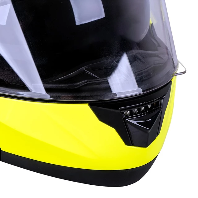 Kask motocyklowy z otwieraną szczęką + blenda W-TEC Cullo - czarny mat