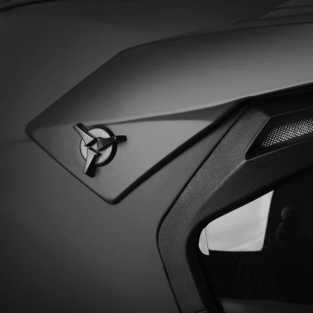 Kask motocyklowy modułowy W-TEC Badalone ∙ 3w1 ∙ zdejmowany daszek ∙ osłona przeciwsłoneczna ∙ kompatybilny z interkomem - Czarny matowy