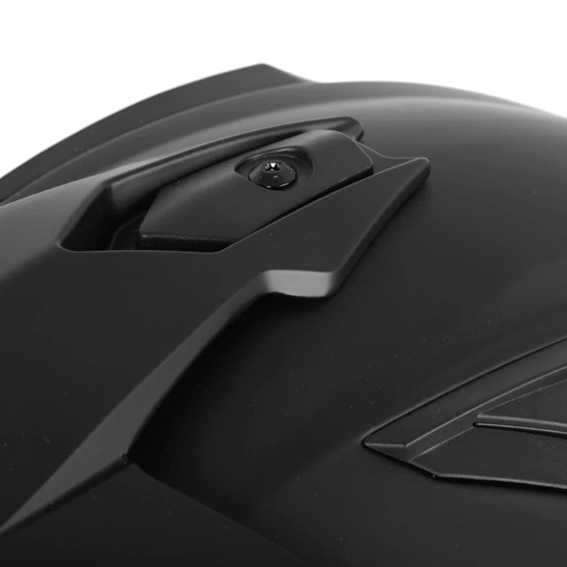 Kask motocyklowy modułowy W-TEC Badalone ∙ 3w1 ∙ zdejmowany daszek ∙ osłona przeciwsłoneczna ∙ kompatybilny z interkomem - Czarny matowy