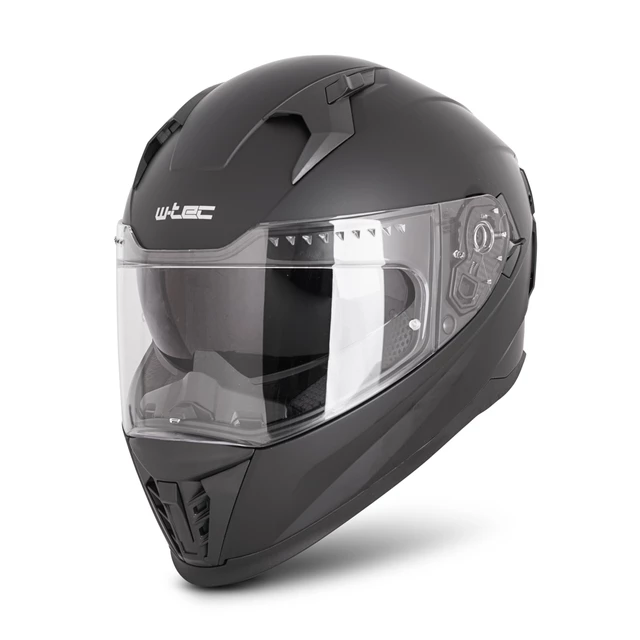 Kask motocyklowy turystyczny pełny W-TEC Burgosa - Czarny matowy