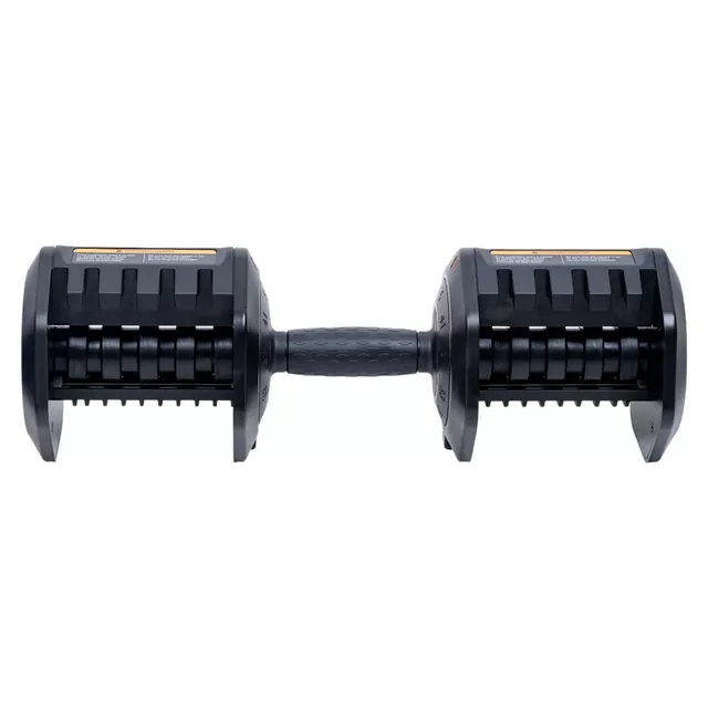 Hantle regulowane inSPORTline Durabell® 5-41 kg ∙ szybka zmiana obciążenia ∙ ergonomiczny uchwyt ∙ tworzywo/metal ∙ kompaktowa konstrukcja