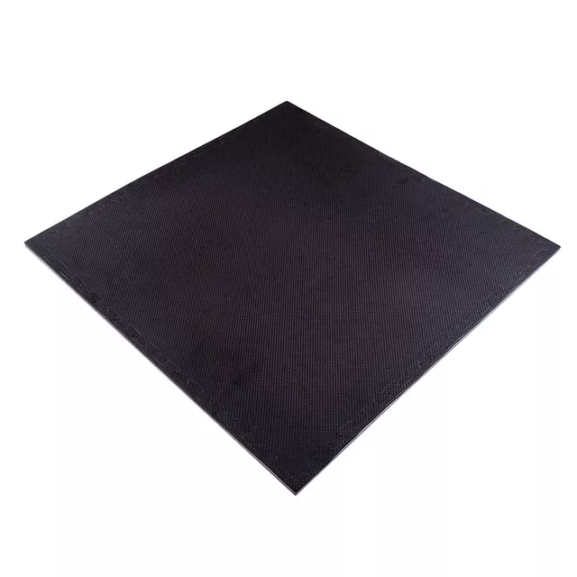 Mata Puzzle tatami podkładka do ćwiczeń inSPORTline Sazegul 100x100x2 cm - mousse mousse-czarny, wzór 5 pasków
