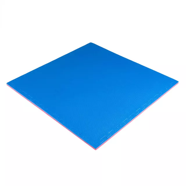 Mata Puzzle tatami podkładka do ćwiczeń inSPORTline Sazegul 100x100x2 cm - mousse mousse-czarny, wzór 5 pasków