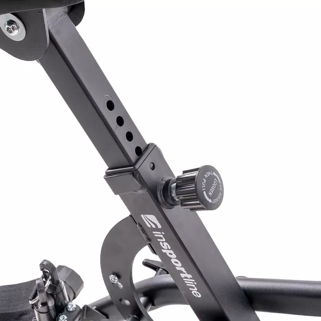 Rower treningowy inSPORTline Xbike Max ∙ składany ∙ 2w1 ∙ linki do ćwiczeń ∙ 16 poziomów oporu ∙ oparcie ∙ czujniki tętna ∙ LCD ∙ uchwyt na tablet